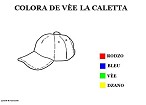 Regarde l'image casquette de baseball - exercice de coloriage