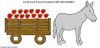 Visualizza immagine carretto, mulo e mele